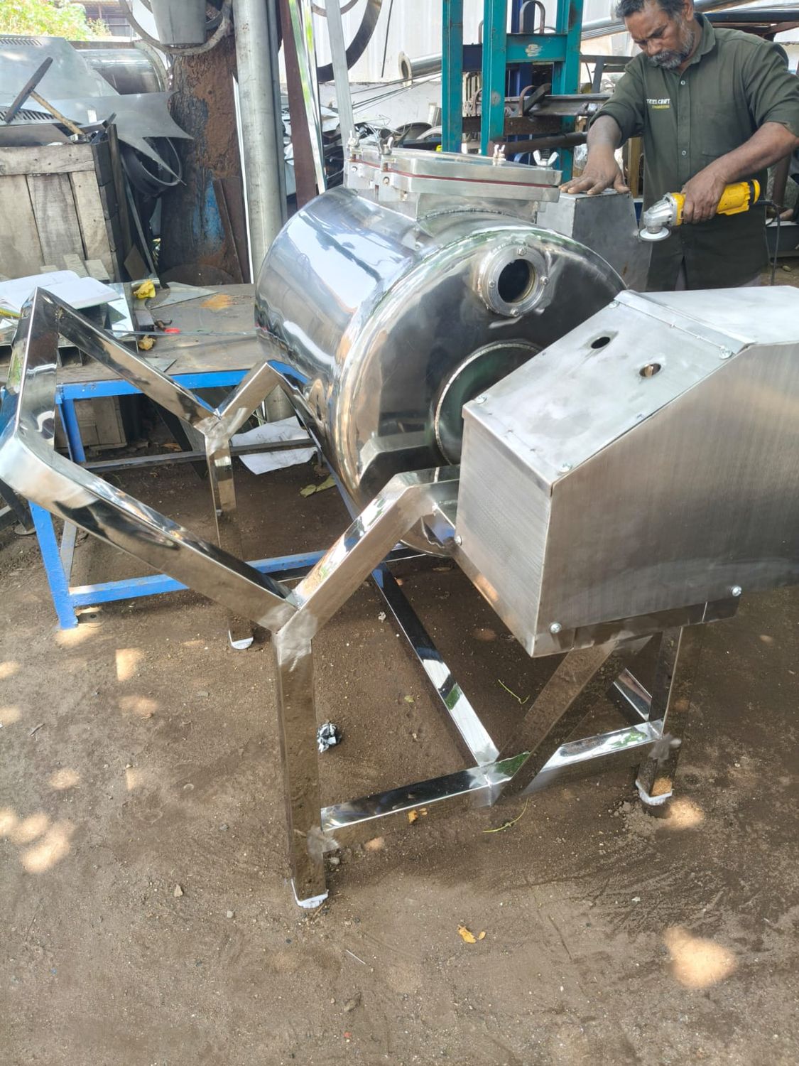 Rotary Drum Roaster — Leader workshop