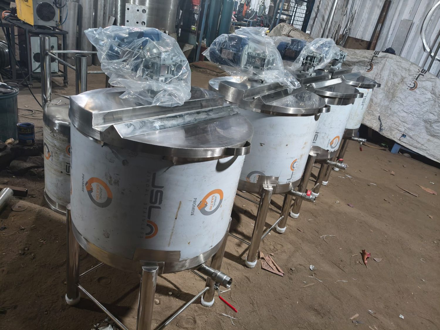 SS Tanks Ready for Dispatch — Leader workshop
